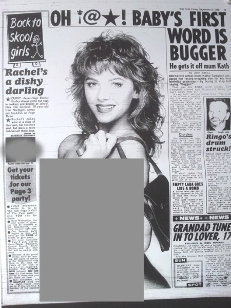 17. The Sun newspaper, Page 3, Rupert Murdoch, sexualisation of girls, infantilisation