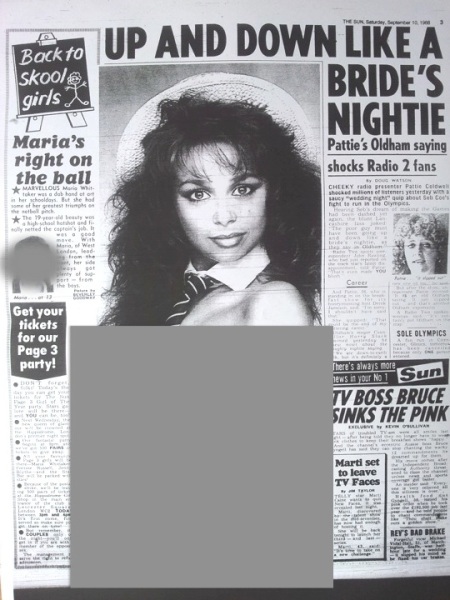 18. The Sun newspaper, Page 3, Rupert Murdoch, sexualisation of girls, infantilisation